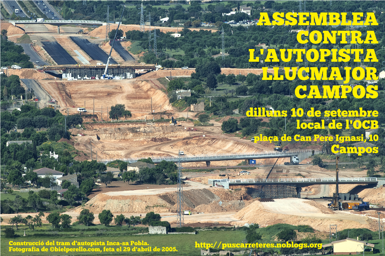 Assemblea contra l'autopista Llucmajor-Campos (10-09-18)